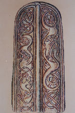 Early 9th century gravestone