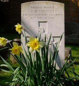 JH Smedley: Headstone