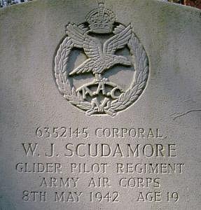 WJ Scudamore: Headstone