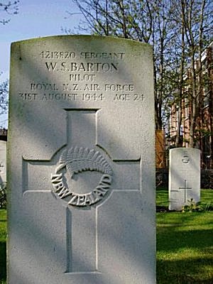 Sergeant W.S. Barton: Headstone
